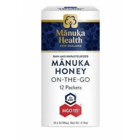 Manuka Health MGO115+ ON-THE-GO 蜜纽康麦卢卡蜂蜜独立包装条12x5g-保质期-2026....