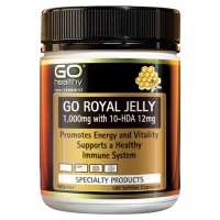 GO Healthy 高之源 天然蜂皇浆+DHA 胶囊180粒-保质期-2026.12