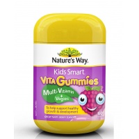 Nature's Way佳思敏儿童复合维生素+蔬菜软糖60粒-保质期-2024.10