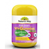 Nature's Way佳思敏儿童复合维生素+蔬菜软糖60粒-保质期-2026.08