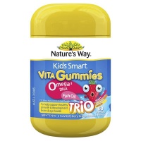 Nature's Way佳思敏omega-3儿童鱼油咀嚼软糖 60粒-保质期-2026.09