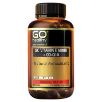 GO Healthy 高之源小麦胚芽提取物维E+辅酶Q10胶囊 130粒-保质期-2026.02