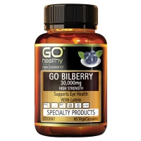 GO Healthy 高之源 蓝莓越橘精华 30000mg 60粒-保质期-2027.3