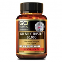 Go Healthy 高之源奶蓟草 50000 护肝 胶囊 60粒-保质期-2026.6