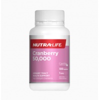 Nutralife 纽乐 蔓越莓胶囊50000mg 100粒-保质期-2027.01