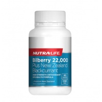 Nutralife 纽乐 蓝莓越橘+黑加仑护眼胶囊22000mg 60粒-保质期-2026.11
