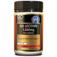 GO Healthy 高之源 卵磷脂 高含量 1500mg 120粒-保质期-2027.7