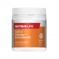 Nutralife 纽乐 酯化维他命C+生物类黄酮 1000mg 200粒-保质期-2027.10