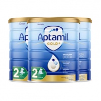AU-Aptamil-爱他美金装婴儿奶粉2段900g*3罐-保质期-2026.02