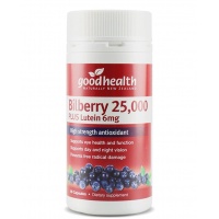 Good Health 好健康 越橘蓝莓护眼25000mg+叶黄素6mg胶囊 60粒-日期-2026.4