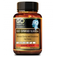 GO Healthy 高之源 银杏精华 9000mg 含量60粒-保质期-2027.8