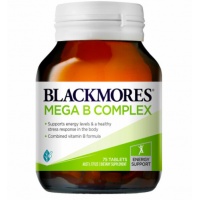 Blackmores 澳佳宝 MEGA B COMPLEX 75片-保质期-2026.3