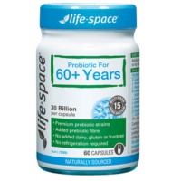 Life Space 老年益生菌胶囊60+ 60粒-日期-2025.07