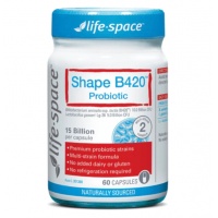 Life space 塑身B420益生菌胶囊 60粒-日期-2025.08