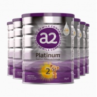 AU-A2白金系列婴儿配方牛奶粉2段*3罐装-保质期-2026.08
