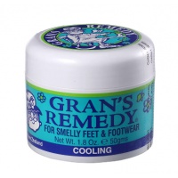 Gran's 清凉味蓝色盒老奶奶臭脚粉50克-日期-2028.5