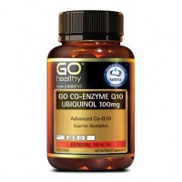 Go Healthy 高之源 泛醇还原型辅酶 100mg 60粒 Co-Q10 100mg 60粒-保质期-2027.7