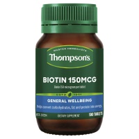 Thompson's 汤普森 高浓度生物素 脱发白发者适用 100粒-保质期-2028.12