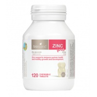 BioIsland 婴幼儿童补锌咀嚼片 120粒-保质期-2027.5