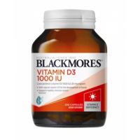 Blackmores 澳佳宝 维他命D3胶囊1000IU 200粒-保质期-2027.9