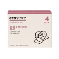Ecostore 玫瑰&杏仁香皂 一盒4块
