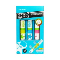 Beggi Refreshing Nasal Inhaler 2ml*3 三色通鼻膏-保质期-2026.01