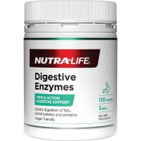 Nutralife 纽乐 植物消化酶酵素 120粒-保质期-2026.11