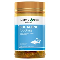 Healthy Care SQUALENE 1000mg角鲨烯鱼油200粒-保质期-2026.10