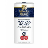 Manuka Health 蜜纽康 MGO115+ ON-THE-GO 蜜纽康麦卢卡蜂蜜独立包装条12x5g-保质期-2...