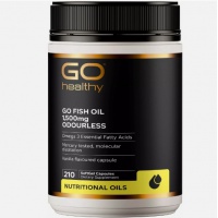 GO Healthy 高之源 无腥味深海鱼油胶囊 1500mg 210粒-保质期-2027.11