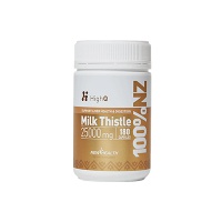 HighQ 高浓缩奶蓟草护肝胶囊25000mg 180粒 -保质期-2028.05