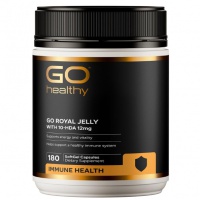 GO Healthy 高之源 天然蜂皇浆+DHA 胶囊180粒-保质期-2026.12