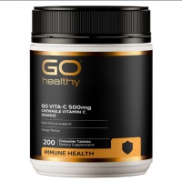 GO Healthy 高之源 VC咀嚼片 500mg 200t-保质期-2028.1