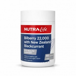 Nutralife 纽乐 蓝莓越橘+黑加仑护眼胶囊22000mg 60粒【2027.06】