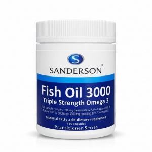 Sanderson 深海鱼油3000mg 150粒【2029.12】