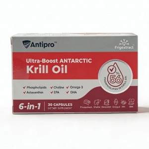 Antipro 高纯度56%超高磷脂1500mg磷虾油30粒【2029.01】