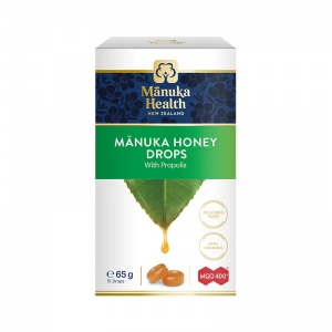 Manuka Health 蜜纽康MGO 400 麦卢卡润喉糖蜂胶 15粒【2027.04】