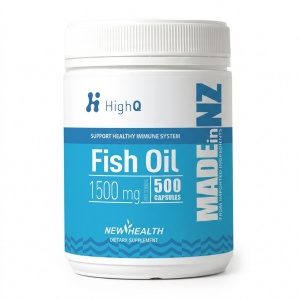 HighQ 深海鱼油软胶囊 500粒1500mg【2029.05】