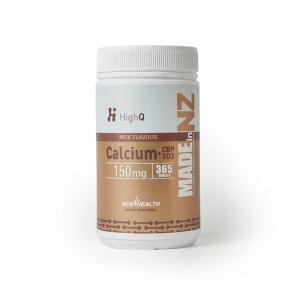 HighQ 珍稀牛初乳奶钙片150mg 365粒 CBP+钙+VD3碱性蛋白【2028.06】