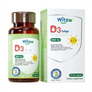 Witsbb 健敏思 婴幼儿维生素d3 600iu 60粒