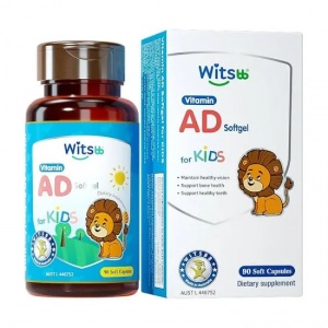 Witsbb 健敏思 婴幼儿维生素AD 软胶囊 90粒